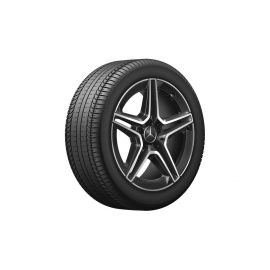 AMG 5-twin-spoke wheel, 45.7 cm (18-inch), high-sheen, E-Class, 275/40 R18/, black, A21340164007X23 buy in USA