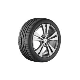 5-twin-spoke wheel, 48.3 cm (19-inch), high-sheen, C-Class, 245/35 R19/, tremolit-metallic, A20540128007X44 buy in USA