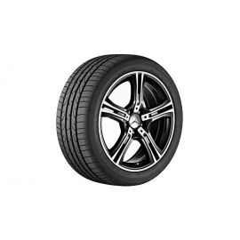 5-spoke wheel, 45.7 cm (18-inch), high-sheen, E-Class, 235/40 R18/, black, A20740116027X23 buy in USA