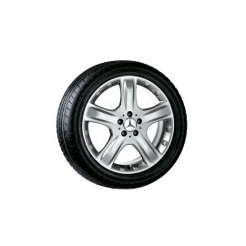 5-spoke wheel, 48.3 cm (19-inch), M-GLE-Class, 255/50 R19/, titanium silver, B66474348 buy in USA