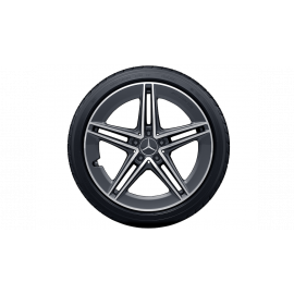 AMG 5-twin-spoke wheel, 48.3 cm (19-inch), high-sheen, C-Class, 245/35 R19/, tantalum gray, A20540105017Y51 buy in USA