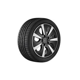 7-spoke wheel, 40.6 cm (16-inch), high-sheen, CLA/ B-Class/ A-Class, 205/55 R16/, black matt, A24640117027X36 buy in USA