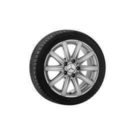 10-spoke wheel, Lugo, 40.6 cm (16 inch), E-Class, 215/55 R16/, silver, A20740108029709 buy in USA