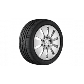 10-hole wheel, 45.7 cm (18 inch), E-Class, 245/45 R18/, vanadium silver, A21340103007X45 buy in USA