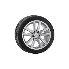 5-twin-spoke wheel, Kikuchi, 43.2 cm (17 inch), SLK-SLC/ CLK, 245/40 R17/, sterling silver, B66474498 buy in USA