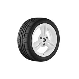 3-spoke alloy wheel, 38.1 cm (15 inch), smart, 175/55 R15/, white, A4514015102CD5L buy in USA