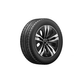 5-hole wheel, 45.7 cm (18-inch), high-sheen, S-Class, 235/55 R18/, black, A22340127007X23 buy in USA