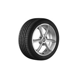 3-spoke alloy wheel, Design 8, 38.1 cm (15-inch), smart, 175/55 R15/, titanium silver, A4514013102CA4L buy in USA