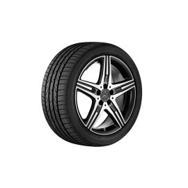 AMG 5-spoke wheel, 45.7 cm (18-inch), high-sheen, SLK-SLC, 225/40 R18/, black, B66031523 buy in USA