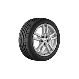 5-twin-spoke wheel, Khotrima, 43.2 cm (17-inch), high-sheen, E-Class, 235/45 R17/, titanium silver, A20740109027X07 buy in USA