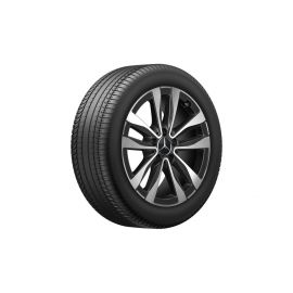 5-twin-spoke wheel, Aero, 43.2 cm (17-inch), high-sheen, C-Class, 245/45 R17/, black, A20640161007X23 buy in USA