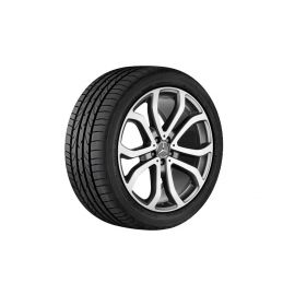 5-twin-spoke wheel, 53.3 cm (21-inch), high-sheen, GLE, 275/45 R21/, gray Himalaya, A29240114007X21 buy in USA