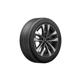 5-twin-spoke wheel, Aero, 43.2 cm (17-inch), high-sheen, C-Class, 225/50 R17/, black, A20640174007X23 buy in USA