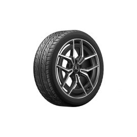 AMG 5-twin-spoke wheel, 48.3 cm (19-inch), high-sheen, E-Class, 245/40 R19/, black, A21340165007X23 buy in USA