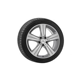 5-spoke wheel, Almuredin, 45.7 cm (18-inch), high-sheen, CLC/ SLK-SLC/ CLK, 245/35 R18/, titanium silver, B66474541 buy in USA