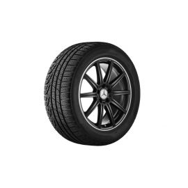 AMG 10-spoke wheel, 48.3 cm (19-inch), high-sheen rim flange, E-Class/ CLS, 255/35 R19/, matt black, B66031556 buy in USA