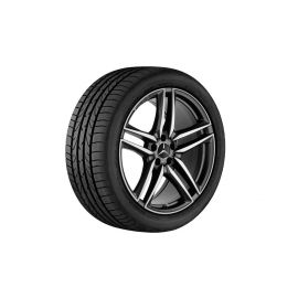 AMG 5-twin-spoke wheel, 50.8 cm (20-inch), high-sheen, E-Class, 265/35 R20/, matt black, A21340128007X36 buy in USA