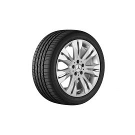 7-twin-spoke wheel, 45.7 cm (18-inch), S-Class/ CL, 275/45 R18/, titanium silver, B66474576 buy in USA