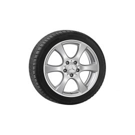 6-spoke wheel, 43.2 cm (17 inch), A-Class, 215/45 R17/, titanium silver, B66474408 buy in USA