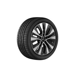 5-twin-spoke wheel, Aero, 40.6 cm (16-inch), high-sheen, CLA/ B-Class/ A-Class, 205/60 R16/, black matt, A17740100007X36 buy in USA