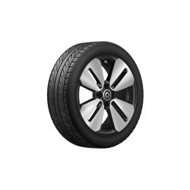 4-spoke alloy wheel, 40.6 cm (16-inch), high-sheen, smart, 185/50 R16/, black, A4534016401 buy in USA