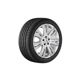 7-twin-spoke wheel, 45.7 cm (18-inch), S-Class/ CL, 275/45 R18/, titanium silver, B66474527 buy in USA