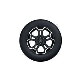 5-twin-spoke wheel, 45.7 cm (18-inch), high-sheen, X-Class, 255/60 R18/, black, A4704010300 buy in USA