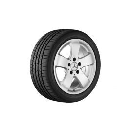 5-spoke wheel, Rucha, 40.6 cm (16 inch), E-Class, 225/55 R16/, titanium silver, B66474125 buy in USA