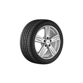 5-spoke wheel, 43.2 cm (17 inch), E-Class, 245/45 R17/, titanium silver, A21240139029765 buy in USA