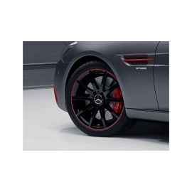 AMG 10-spoke wheel, 45.7 cm (18-inch), rim flange painted red, SLK-SLC, 235/40 R18/, black, A17240130029Y31 buy in USA