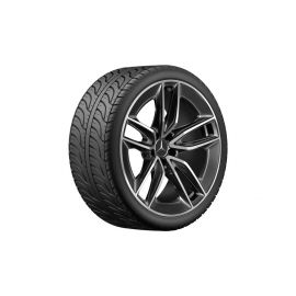 AMG 5-twin-spoke wheel, 50.8 cm (20-inch), high-sheen, CLS, 275/30 R20/, black, A25740122007X23 buy in USA