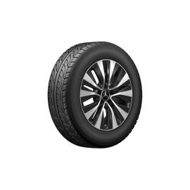 5-twin-spoke wheel, 43.2 cm (17 inch), high-sheen, aero-optimized, (e.g. CLA/ B-Class/ A-Class), 205/55 R17/, black, A17740110007X23 buy in USA