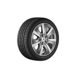 7-spoke wheel, Aero, 48.3 cm (19-inch), high-sheen, GL-GLS/ M-GLE-Class, 255/50 R19/, gray Himalaya, A16640129027X21 buy in USA