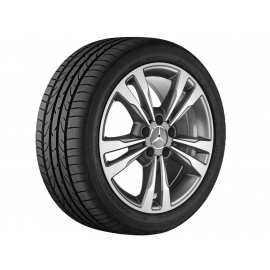 5-twin-spoke wheel, 45.7 cm (18-inch), high-sheen, E-Class, 235/40 R18/, gray Himalaya, A20740129027X21 buy in USA