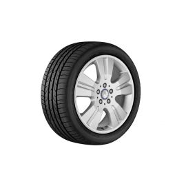 5-twin-spoke wheel, 45.7 cm (18-inch), M-GLE-Class, 255/55 R18/, titanium silver, B66474185 buy in USA