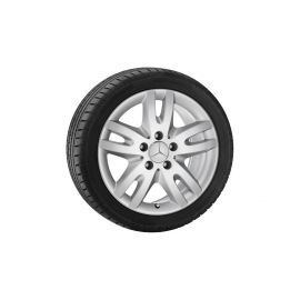 5-twin-spoke wheel, Mebsuta, 43.2 cm (17 inch), E-Class, 245/45 R17/, titanium silver, B66474359 buy in USA