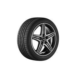 AMG 5-spoke wheel, 45.7 cm (18-inch), high-sheen, CLA/ A-Class, 225/40 R18/, black, A17640104027X23 buy in USA