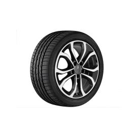 5-twin-spoke wheel, 43.2 cm (17-inch), high-sheen, C-Class, 245/45 R17/, black, A20540139007X23 buy in USA