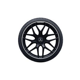 AMG forged wheel in cross-spoke design, 53.3 cm (21-inch), high-sheen rim flange, AMG GT, 315/30 R21/, matt black, A29040109007X71 buy in USA