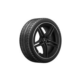 AMG 5-twin-spoke wheel, 48.3 cm (19-inch), high-sheen rim flange, A-Class, 245/35 R19/, matt black, A17740123007X71 buy in USA