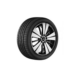 5-twin-spoke wheel, 45.7 cm (18-inch), high-sheen, CLA/ B-Class/ A-Class, 225/40 R18/, black, A24640118007X23 buy in USA