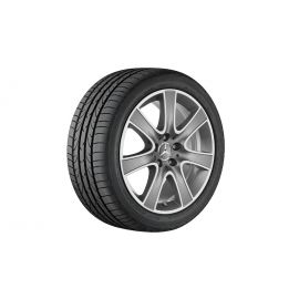 7-spoke wheel, 45.7 cm (18-inch), high-sheen, S-Class, 245/50 R18/, gray Himalaya, A22240110027X21 buy in USA