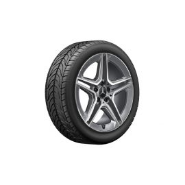 AMG 5-twin-spoke wheel, 45.7 cm (18-inch), high-sheen, CLA/ B-Class/ A-Class, 225/45 R18/, tremolit-metallic, A17740115007X44 buy in USA