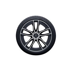 AMG 5-twin-spoke wheel, 50.8 cm (20-inch), high-sheen, CLS, 245/35 R20/, black, A25740121007X23 buy in USA