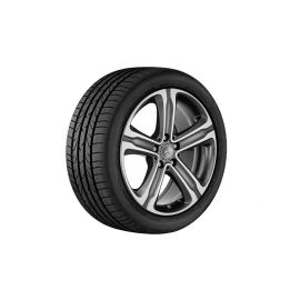 5-spoke wheel, 45.7 cm (18 inch), high-sheen, GLC, 235/60 R18/, tremolit-metallic, A25340107007X44 buy in USA