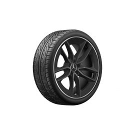 AMG 5-twin-spoke wheel, 50.8 cm (20-inch), high-sheen rim flange, E-Class, 275/30 R20/, matt black, A21340150007X71 buy in USA