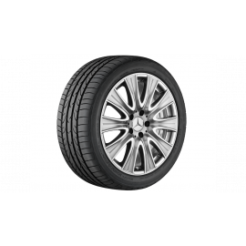 10-spoke wheel, 45.7 cm (18-inch), high-sheen, S-Class, 245/50 R18/, gray Himalaya, A22240109027X21 buy in USA