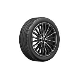 10-spoke wheel, with additional spokes, 45.7 cm (18-inch), high-sheen, C-Class, 225/45 R18/, black, A20540114017X23 buy in USA