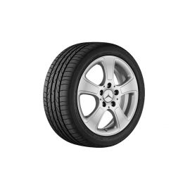 5-spoke wheel, 40.6 cm (16 inch), B-Class/ A-Class, 195/55 R16/, titanium silver, B66470820 buy in USA