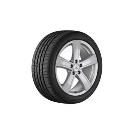 5-spoke wheel, 45.7 cm (18 inch), S-Class/ CL, 255/45 R18/, titanium silver, B66474531 buy in USA